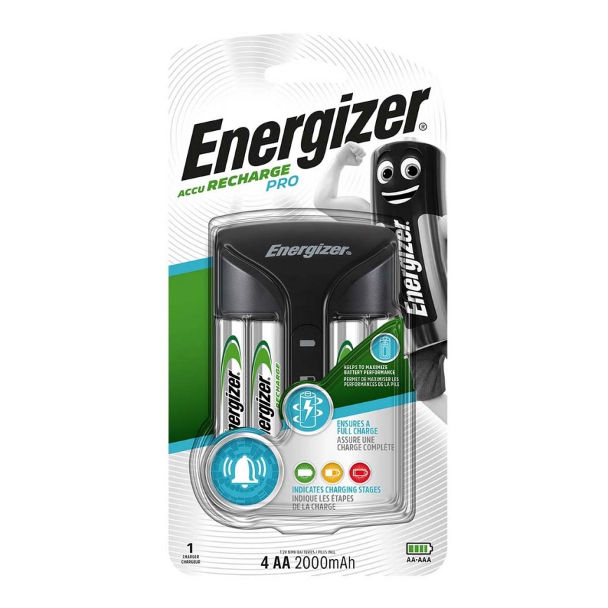 Energizer - Nabíječka baterií NiMH 7W/4xAA/AAA 2000mAh 230V