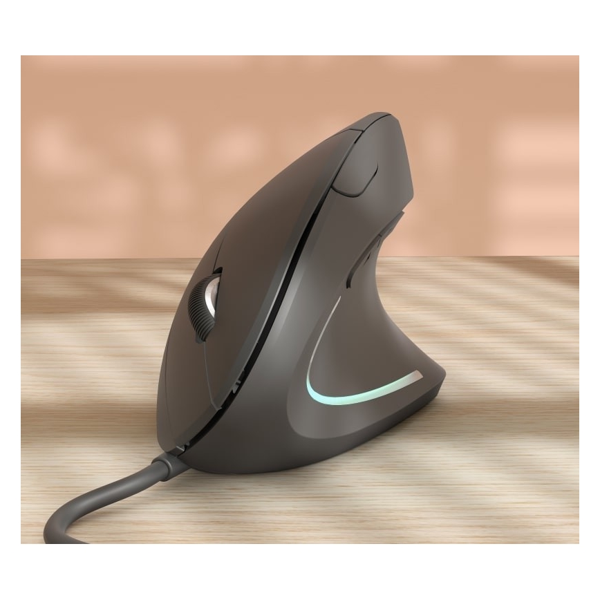 Ergonomická myš 1000/1600 DPI 6 tlačítek
