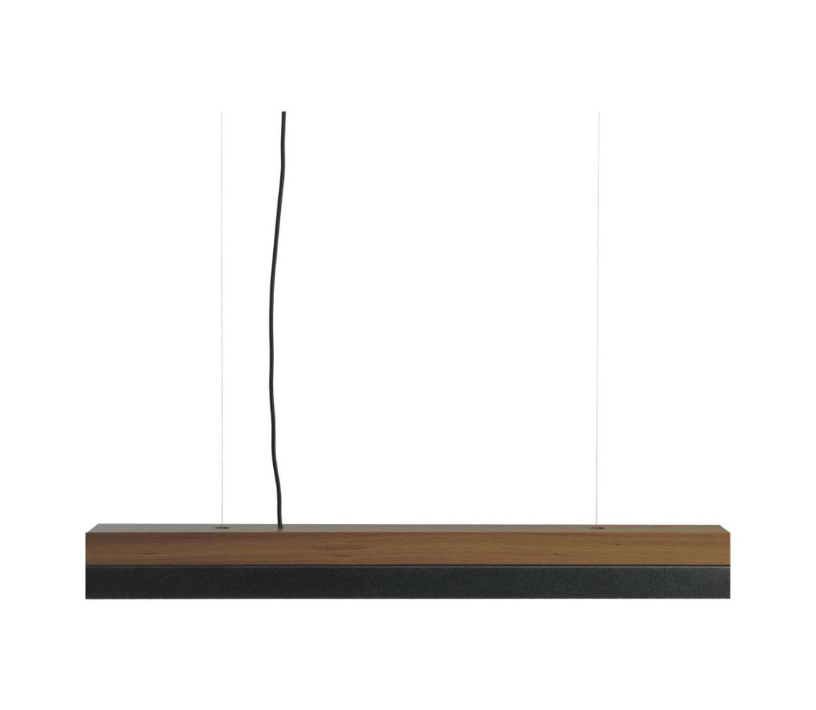 Gardino Esyst - LED Lustr na lanku APOLLO LED/60W/230V CRI 95 ořech/antracit EY0023