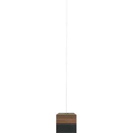 Esyst - LED Lustr na lanku APOLLO LED/60W/230V CRI 95 ořech/antracit