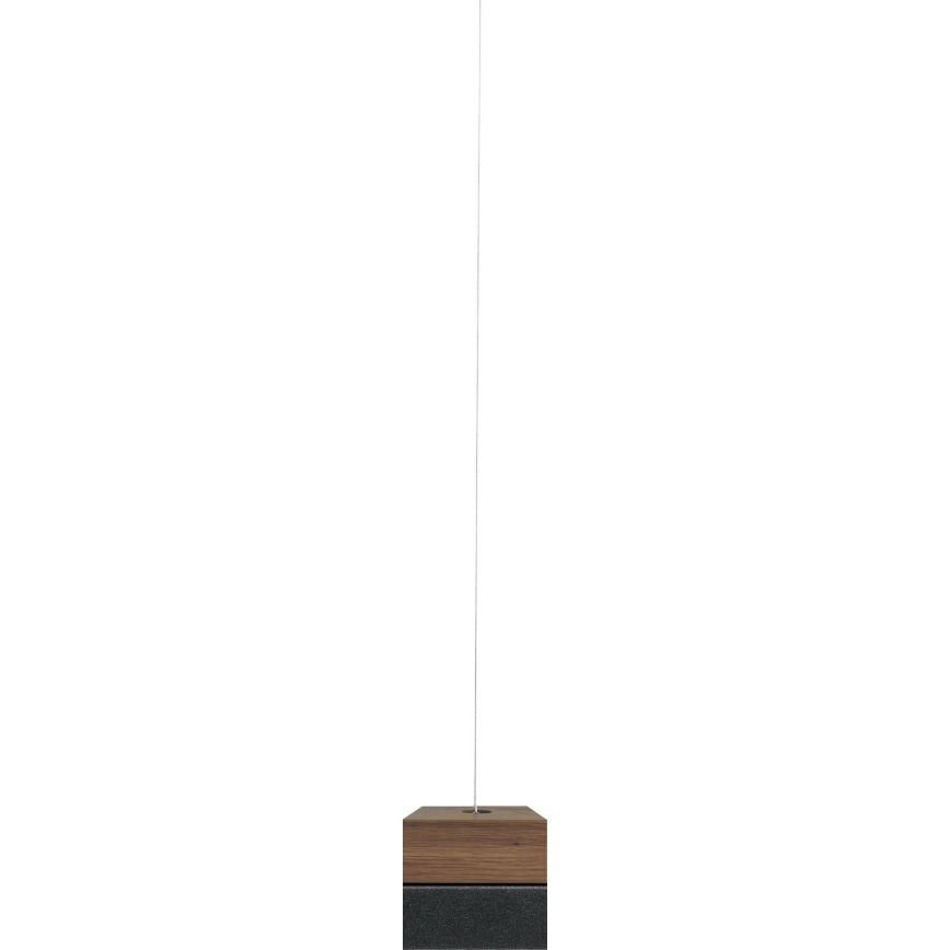 Esyst - LED Lustr na lanku APOLLO LED/60W/230V CRI 95 ořech/antracit