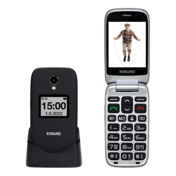Evolveo - EasyPhone FS vyklápěcí mobilní telefon pro seniory 2.8