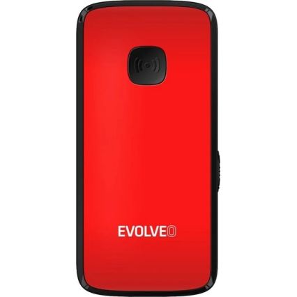 Evolveo - EasyPhone ID, mobilní telefon pro seniory červená