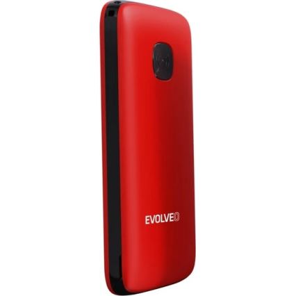 Evolveo - EasyPhone ID, mobilní telefon pro seniory červená