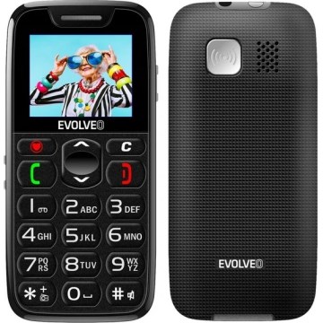Evolveo - EasyPhone, mobilní telefon pro seniory, černá
