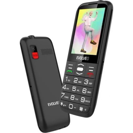 Evolveo - EasyPhone XO mobilní telefon pro seniory černá