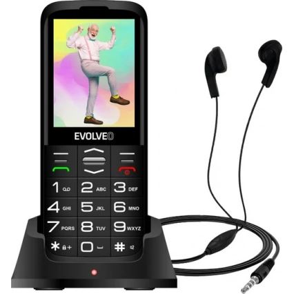Evolveo - EasyPhone XO mobilní telefon pro seniory černá