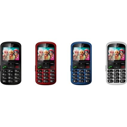 Evolveo - EasyPhone XS, mobilní telefon pro seniory červená