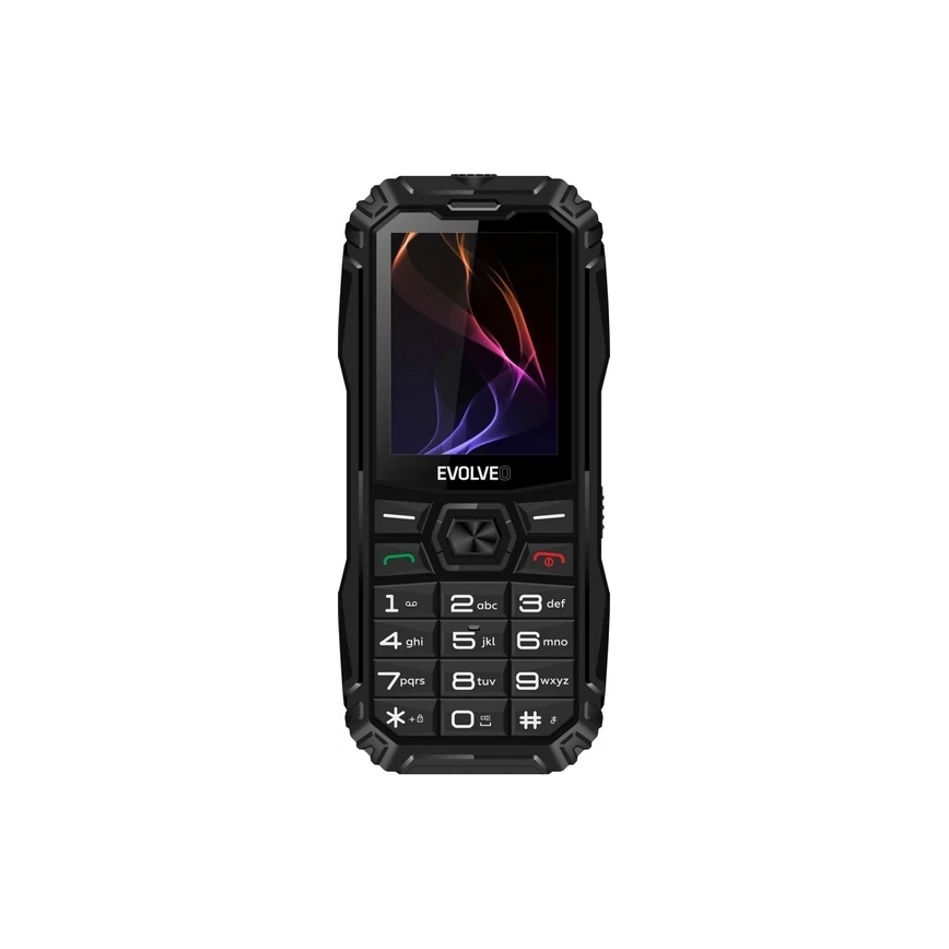 Evolveo - MaxPhone A1, tlačítkový Dual SIM telefon, černá