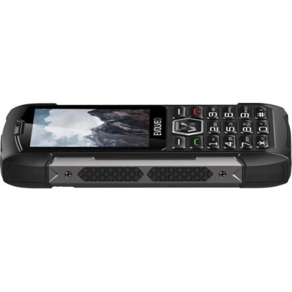 Evolveo - StrongPhone H1, vodotěsný Dual SIM telefon černá/šedá