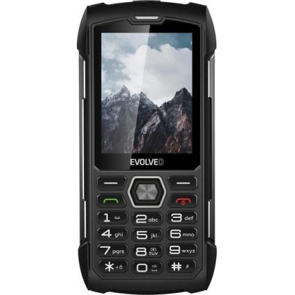 Evolveo - StrongPhone H1, vodotěsný Dual SIM telefon, černo - šedá