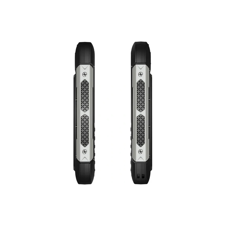 Evolveo - StrongPhone H1, vodotěsný Dual SIM telefon, černo-stříbrný