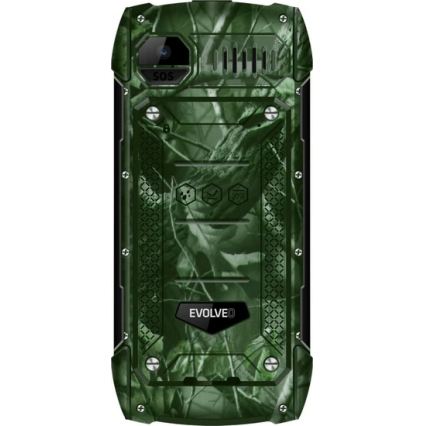 Evolveo-StrongPhone H1, vodotěsný Dual SIM telefon, lovecká kamufláž