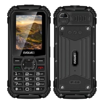 Evolveo - StrongPhone Q1, vodotěsný Dual SIM telefon, černá