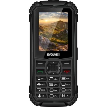 Evolveo - StrongPhone Q1, vodotěsný Dual SIM telefon, černá