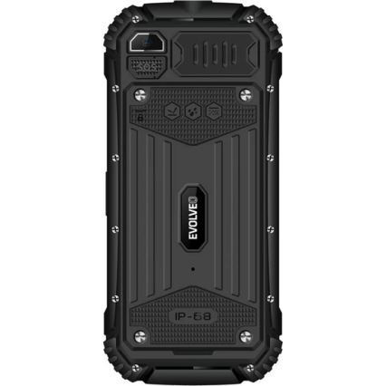 Evolveo - StrongPhone Q1, vodotěsný Dual SIM telefon, černá