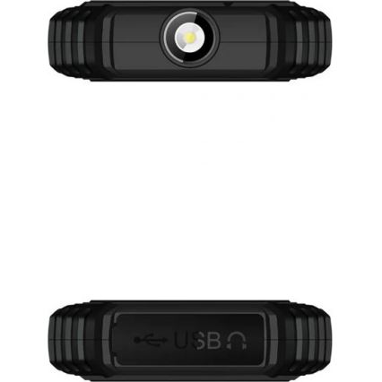 Evolveo - StrongPhone Q1, vodotěsný Dual SIM telefon, černá