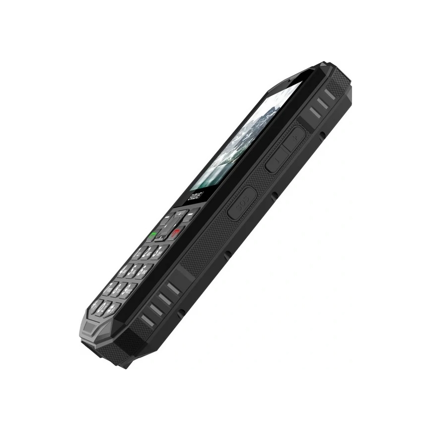 Evolveo - StrongPhone X5, vodotěsný Dual SIM telefon, černo-šedý