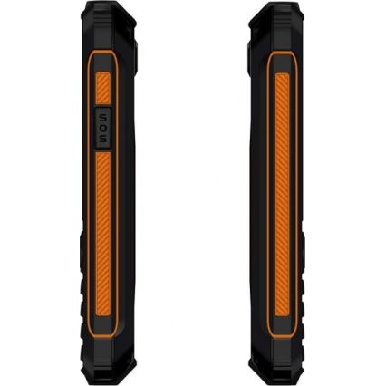 Evolveo - StrongPhone Z6, vodotěsný Dual SIM telefon, černo-oranžový