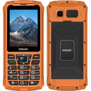 Evolveo - StrongPhone Z6, vodotěsný Dual SIM telefon, oranžový