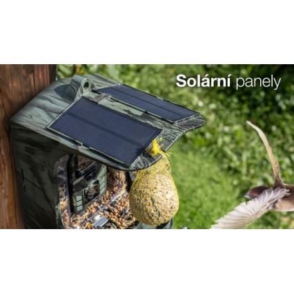 Evolveo - StrongVision BirdFeeder - chytré krmítko pro ptáky s kamerou a solárními panely