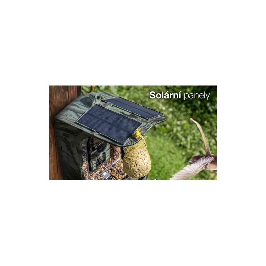 Evolveo - StrongVision BirdFeeder - chytré krmítko pro ptáky s kamerou a solárními panely