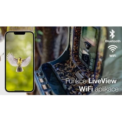 Evolveo - StrongVision BirdFeeder - chytré krmítko pro ptáky s kamerou a solárními panely