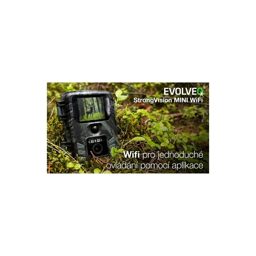 Evolveo - StrongVision MINI Wi-Fi, fotopast/bezpečnostní kamera s aplikací