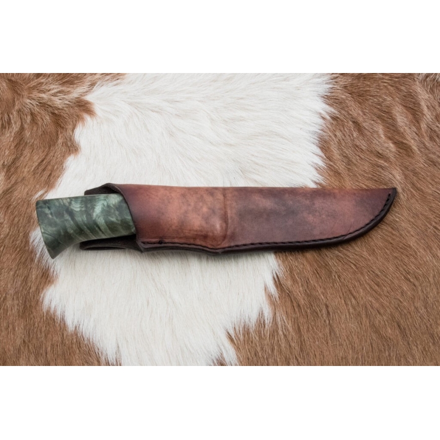 Exkluzivní damaškový nůž 11,6 cm javor/eben