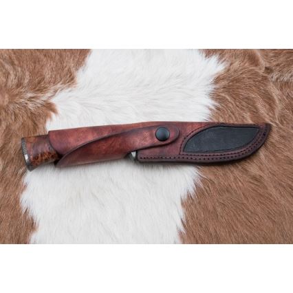 Exkluzivní damaškový nůž 13,8 cm olše/eben