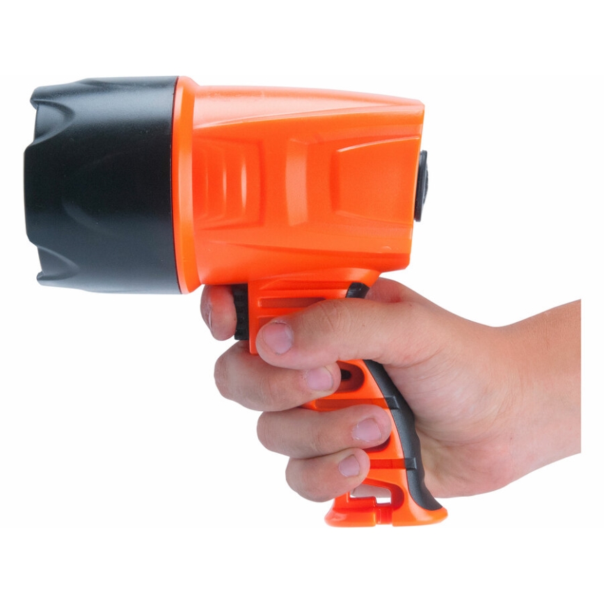 Extol - LED Nabíjecí svítilna LED/3W/1500 mAh/3,7V IPX4 oranžová/černá