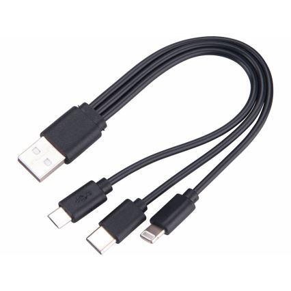 Extol - LED Stmívatelná nabíjecí svítilna s powerbankou LED/60W/10000 mAh 8000 lm IPX4 černá