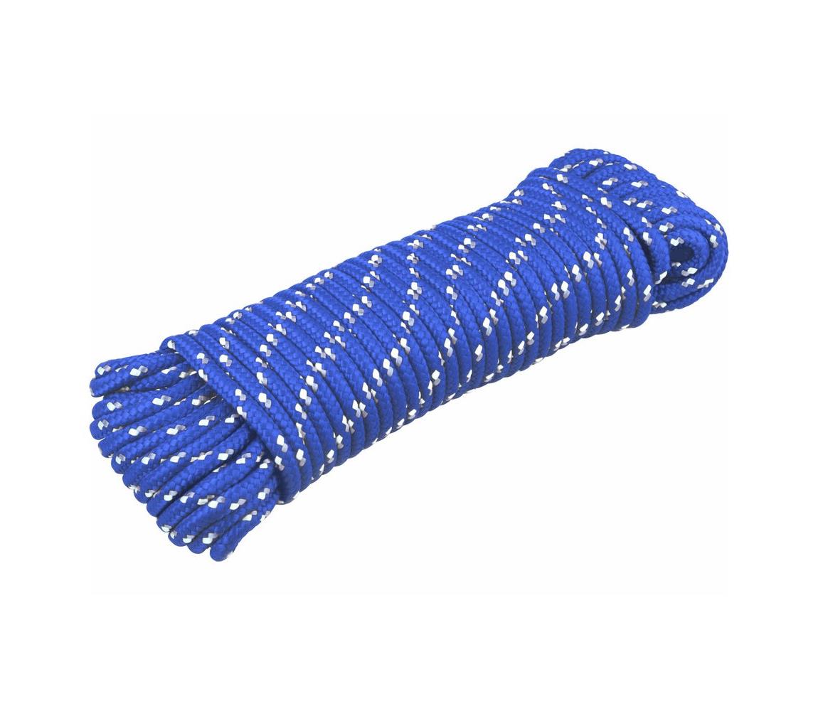 Extol Extol Premium - Polypropylenová pletená šňůra 4mm x 20m modrá MB0375