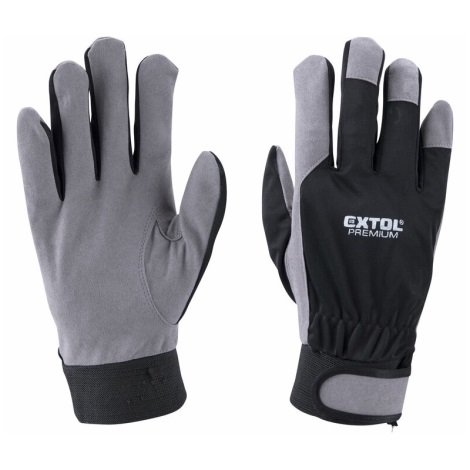 Extol Premium - Pracovní rukavice vel. 10" šedá/černá