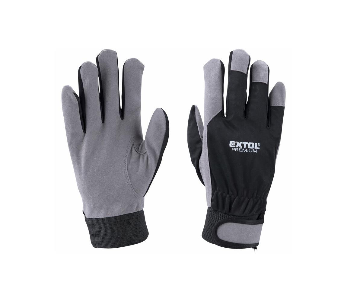 Extol Extol Premium - Pracovní rukavice vel. 10" šedá/černá MB0266