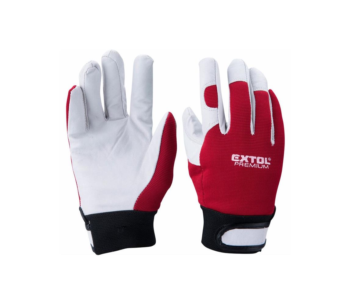 Extol Extol Premium - Pracovní rukavice velikost 10" červená/bílá MB0331