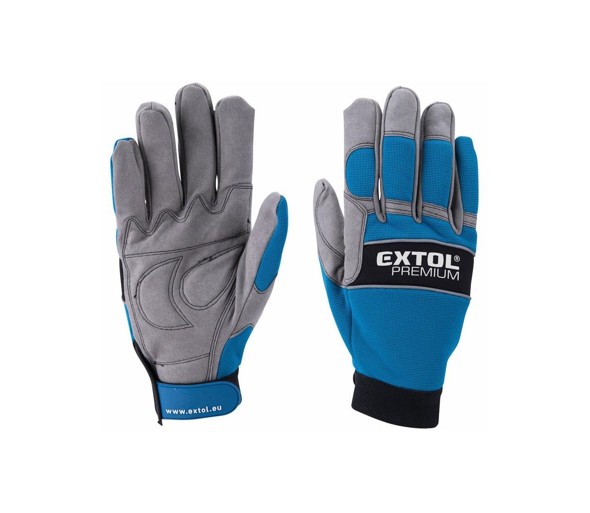Extol Extol Premium - Pracovní rukavice velikost 10" modrá/šedá MB0327
