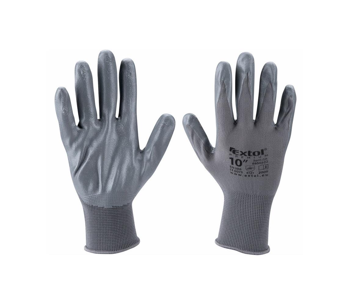 Extol Extol Premium - Pracovní rukavice velikost 10" šedá MB0328