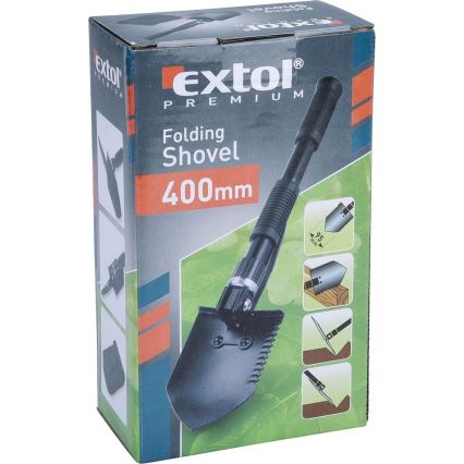 Extol Premium - Skládací lopatka s motyčkou 40 cm