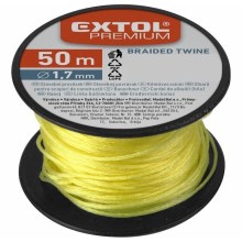 Extol Premium - Stavební provázek 1,7mm x 50m žlutá