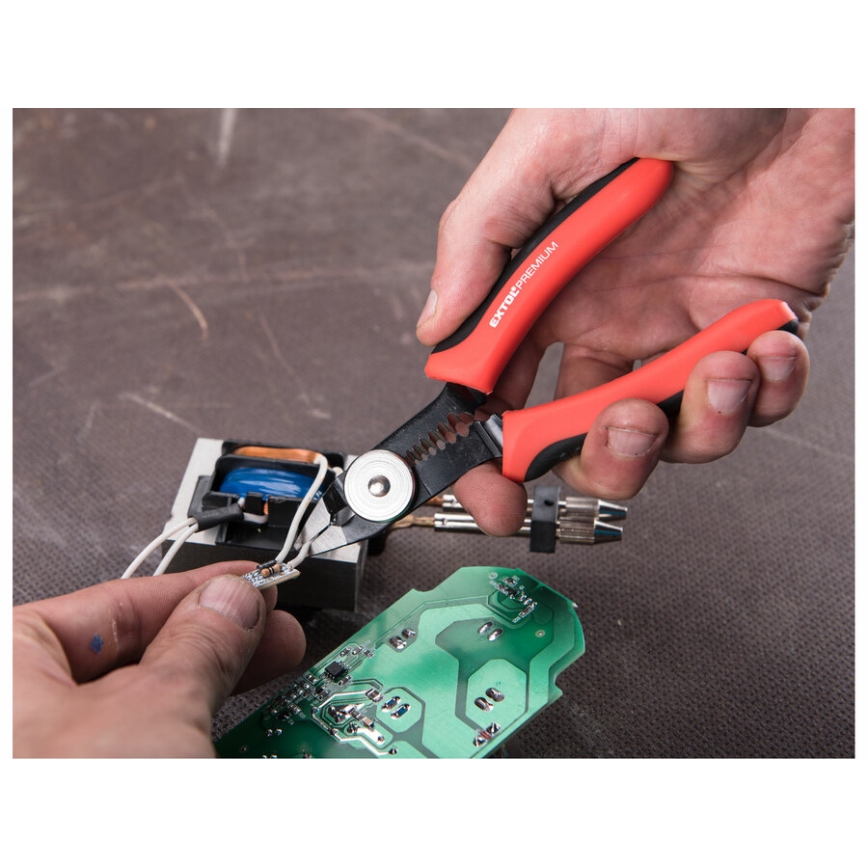 Extol Premium - Štípací boční/odizolovací kleště 150 mm