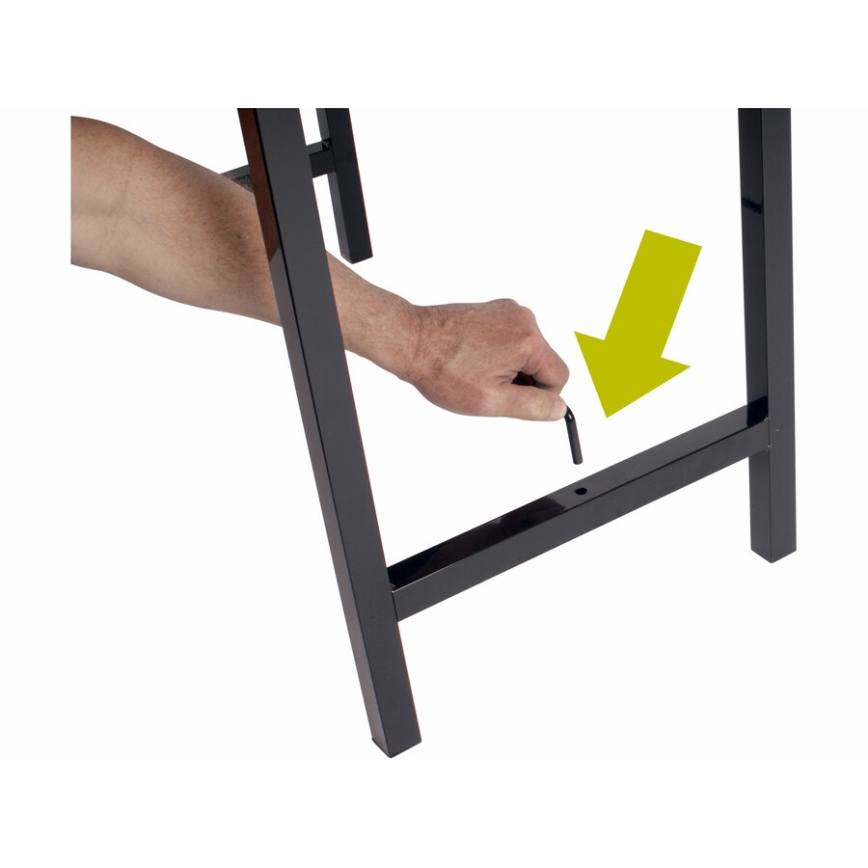 Extol - Skládací pracovní stůl 100x60 cm hnědá/černá