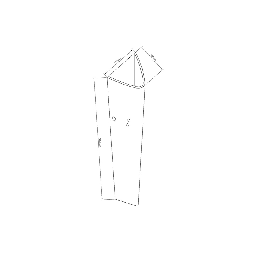 Fabas Luce 2523-21-102 - Nástěnné svítidlo DEDALO 1xE27/75W/230V bílá