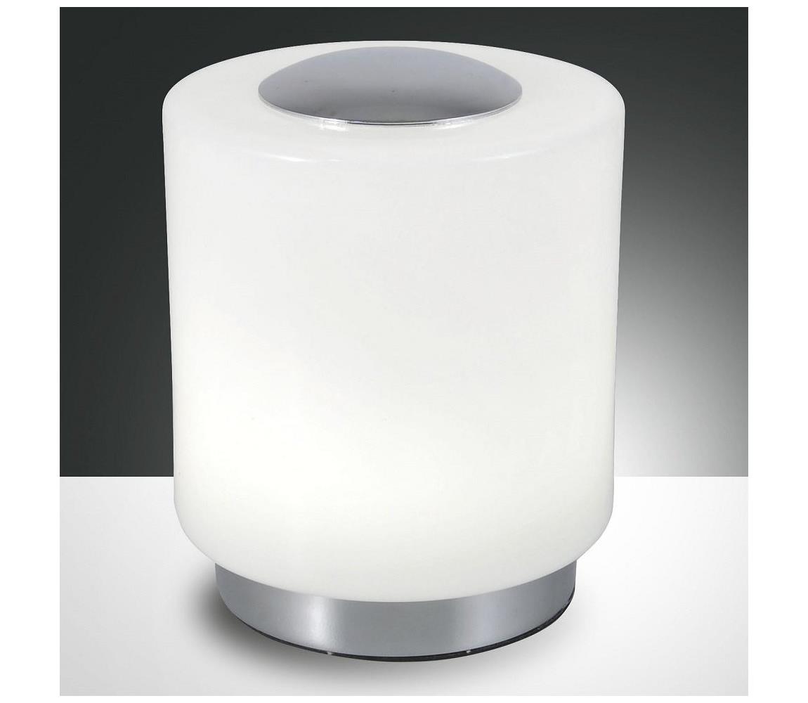 Fabas Luce Fabas Luce 3257-30-138 - LED Stmívatelná stolní lampa SIMI LED/8W/230V stříbrná FX0246