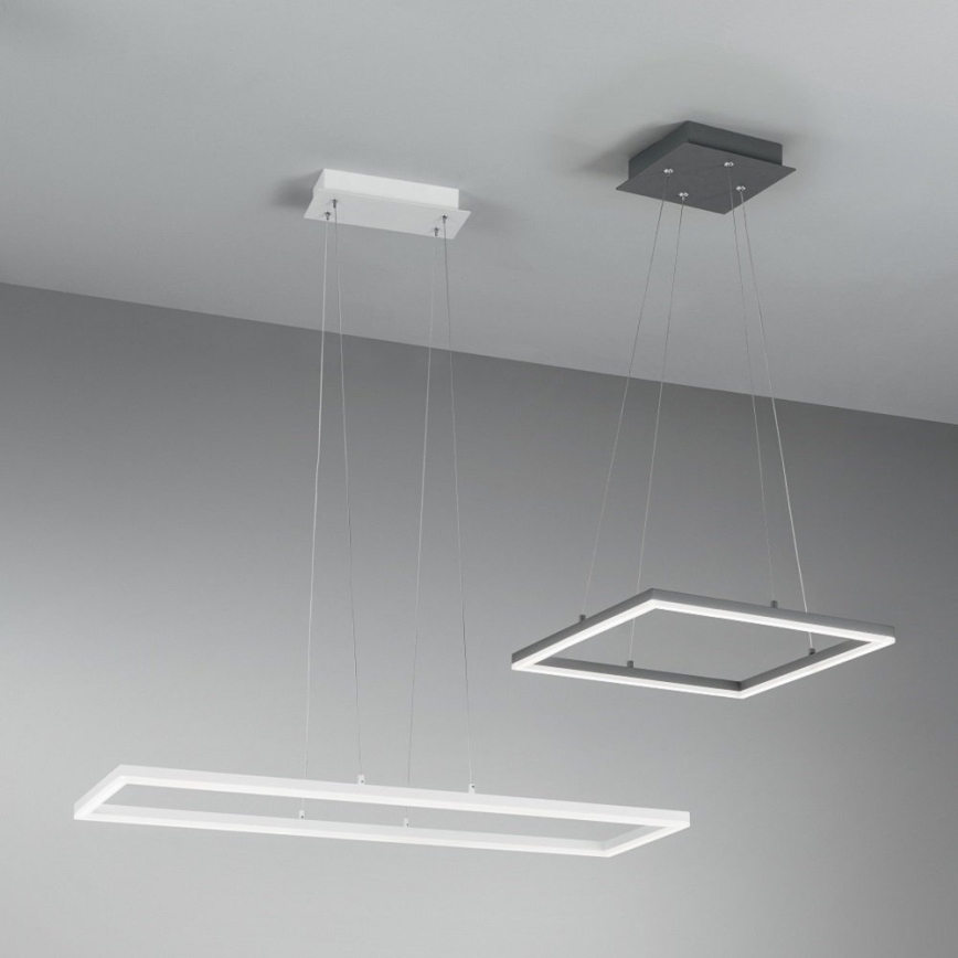 Fabas Luce 3394-45-102 - LED Stmívatelný lustr na lanku BARD LED/52W/230V 3000K bílá