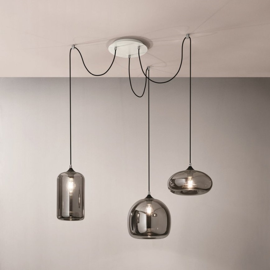 Fabas Luce 3496-47-126 - Lustr na lanku FIONA 3xE27/60W/230V