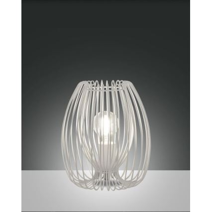 Fabas Luce 3677-34-102 - Stolní lampa CAMP 1xE27/40W/230V bílá