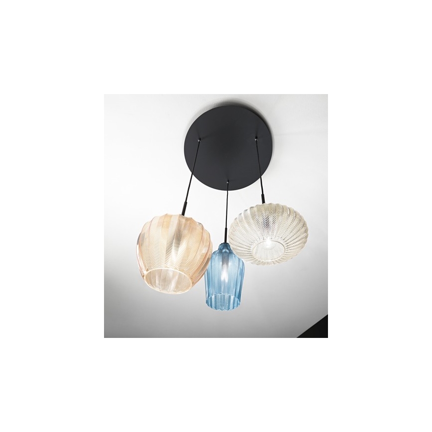 Fabas Luce 3725-47-363 - Lustr na lanku OLBIA 3xE27/40W/230V