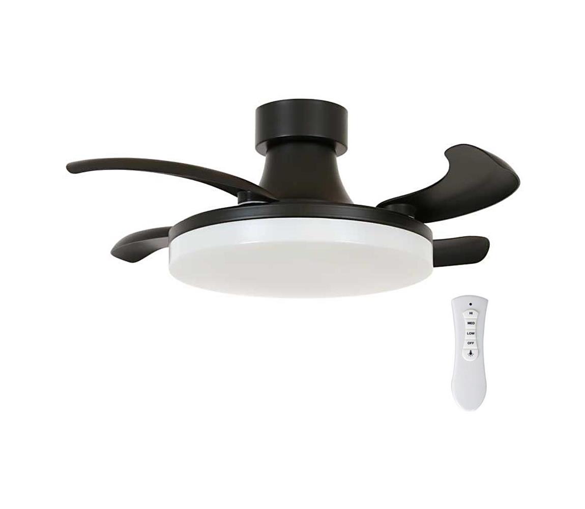 FANAWAY FANAWAY 210665 - LED Stropní ventilátor ORBIT LED/25W/230V černá + DO FAN00220