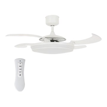 FANAWAY 211035 - LED Stropní ventilátor EVO1 LED/40W/230V bílá pr. 112 cm + dálkové ovládání